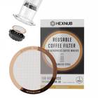 Reusable Metal Filter for AeroPress Coffee Makers - Copper