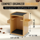 Compact Organizer for AeroPress Original Coffee Maker