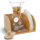 Bamboo Caddy for Chemex, Bodum & Cosori Coffee Makers